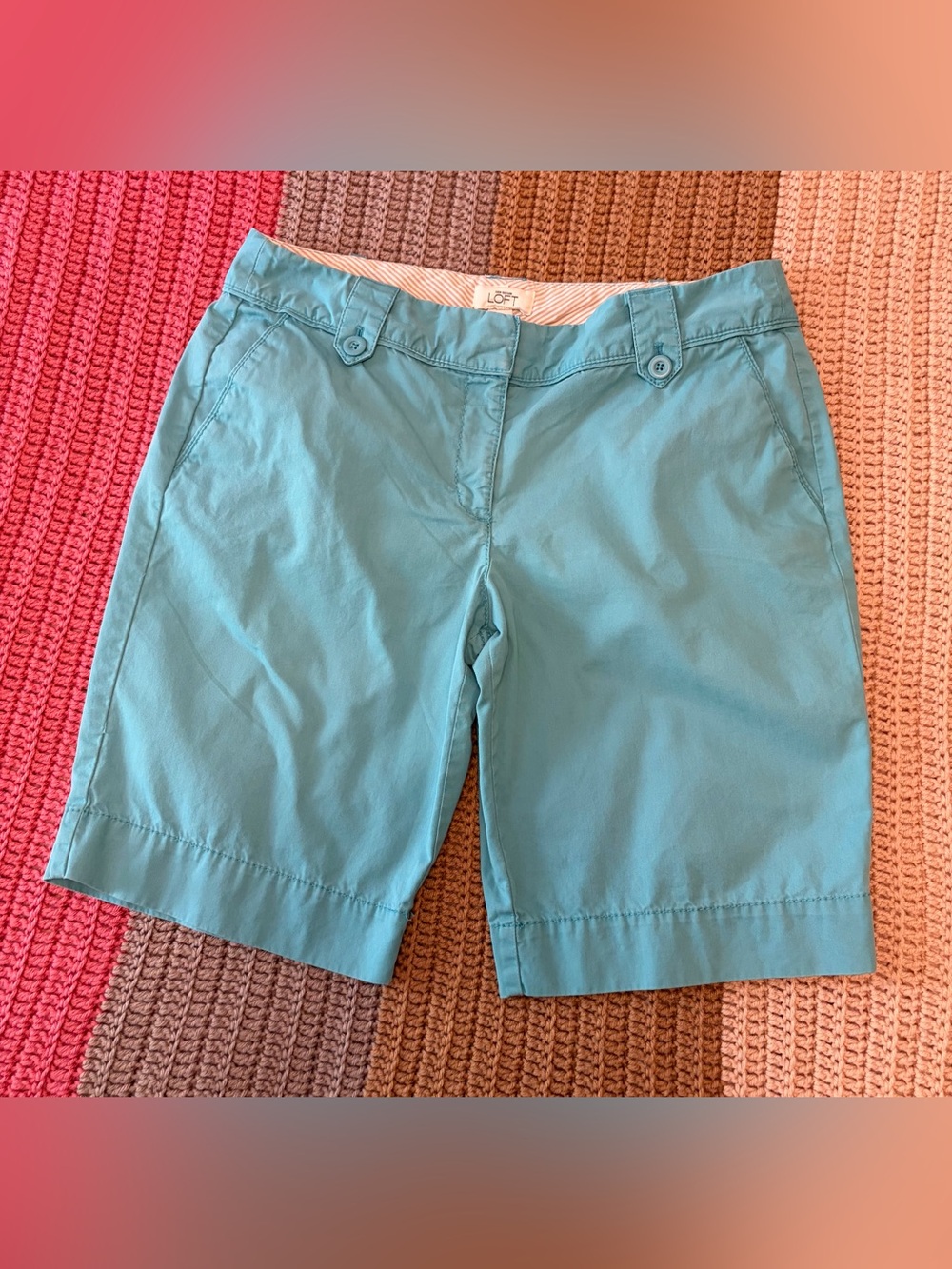 LOFT Aqua Women's Tailored Bermuda Shorts